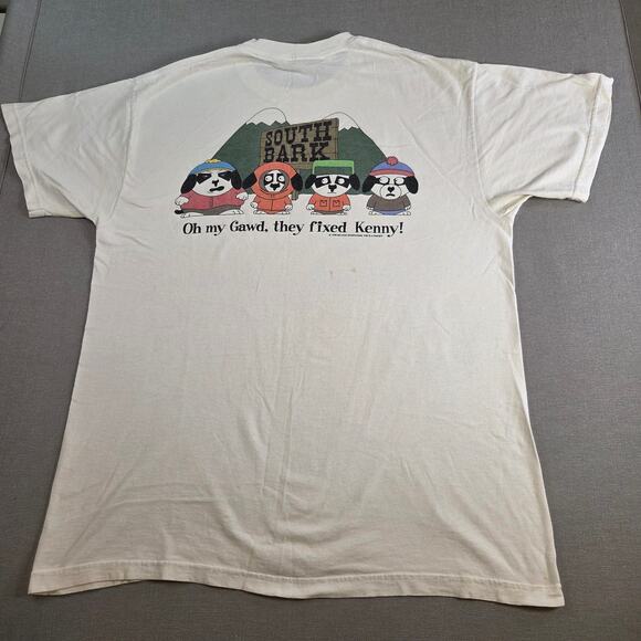 Vintage 1998 Big Dogs South Park Parody South Bark T-Shirt XL USA - Picture 1 of 14